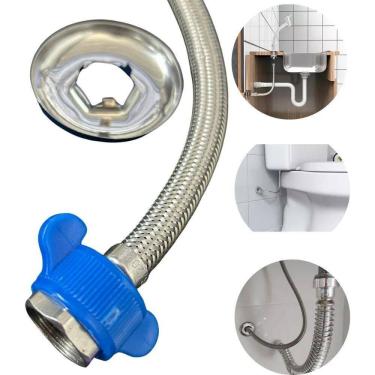 Imagem de Engate Flexível Corrugado 60Cm Inox Dami Premium