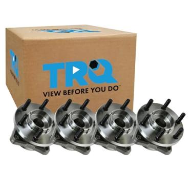 Imagem de TRQ Conjunto de rolamentos de cubo de roda dianteiro e traseiro compatível com Dodge Viper 1992-1995