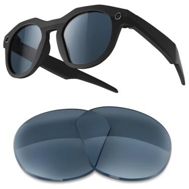 Imagem de Lentes de substituição compatíveis com óculos de sol Oakley Meta HSTN OW8002 de 51 mm, Polarizado - Azul, 51mm
