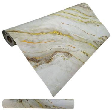 Imagem de Papel de Parede Autocolante Adesivo Marmore Obra Reforma Reparo Cozinha Banheiro Envelopamento Moveis