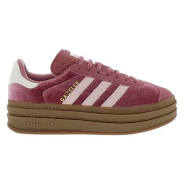 Imagem de Adidas Gazelle Bold Tênis feminino, Veludo rosa carmesim, 36