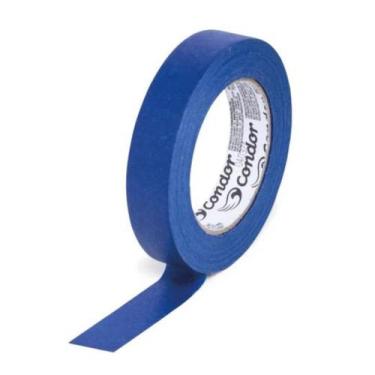 Imagem de Fita Azul AntiUV Condor 24mm x 50m Linha 1224 para Pintura Profissiona