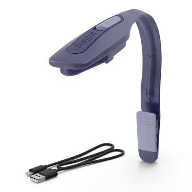 Imagem de Energizer Luz LED recarregável Flex-R para leitura na cama, luz de leitura com cor LED quente, de longa duração e leve, roxa
