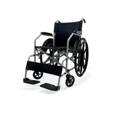Imagem de Cadeira de Rodas D100 POP Dellamed Dobrável Encosto Rebatível Até 100k