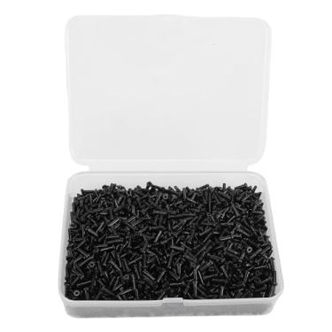 Imagem de RiToEasysports Corda de Badminton, Ilhós de Raquete de Badminton de Náilon único Protetor de Corda de 0.8mm Espessura da Tampa para Reparo Preto