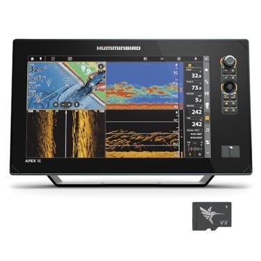 Imagem de Humminbird APEX 16 VX GPS Fish Finder & Chartplotter, MEGA Side Imaging+ e HD Touchscreen com mapas LakeMaster e CoastMaster VX