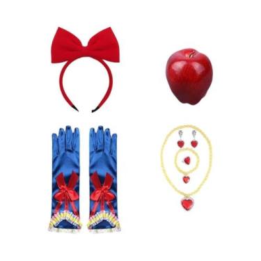 Imagem de Conjunto De Fantasia De Princesa Branca De Neve Para Meninas, Coroa, V