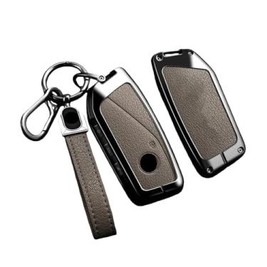 Imagem de Capa de chave de liga de carro compatível com BMW X1 U11 X7 G07 XM G09 I7 7 Series G70 LCI IX I20 U06 G81 M3 2023 Acessórios para chaveiro protetor(StyleD)