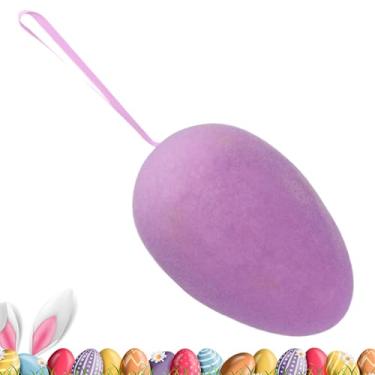 Imagem de Ornamentos de árvore de ovo de Páscoa | Decoração sazonal de 22 cm | Enfeites de férias penduráveis, para casa, hotel, sala de estar, quarto, estudo, berçário, estúdio, restaurante, artesanato, mesa