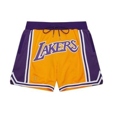Imagem de Short Mitchell & Ness Just Don 7 Inch Los Angeles Lakers Masculino-Masculino