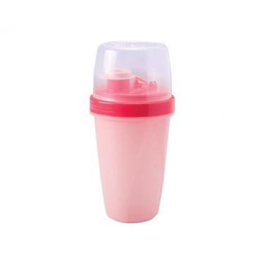 Imagem de Garrafa infantil mini shaqueira 350 ml plasutil - Plasútil, Rosê