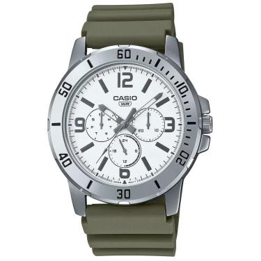 Imagem de Relógio Casio Masculino Standard Mtp-vd300-3budf Verde-Musgo