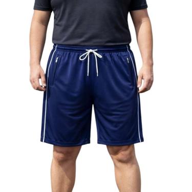 Imagem de Bermuda masc. chimpa bolsos com ziper e 2 vivos lateral plus-Masculino