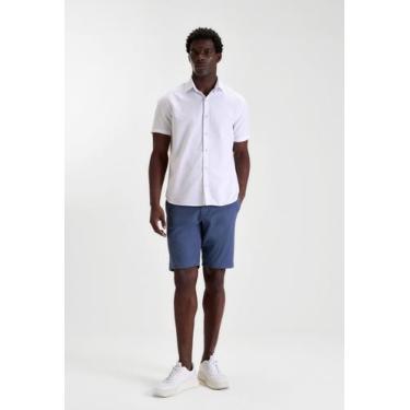 Imagem de Bermuda docthos middle sarja poliamida, 046 azul glacial, 36