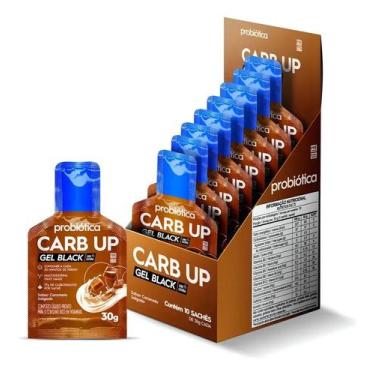 Imagem de Carb Up Black Gel - Caixa 10 Sachês - Probiótica Sabor Caram - Congrat