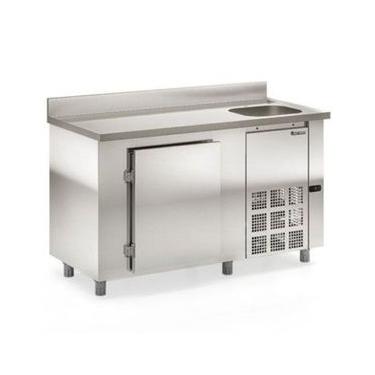 Imagem de Balcão de Encosto 1 Porta e 1 Pia 347 Litros GBFE150CD Inox Gelopar 220V
