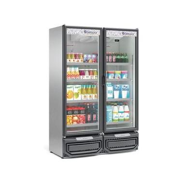 Imagem de Expositor Vertical 2 Portas GCVR950 Inox 220V Gelopar