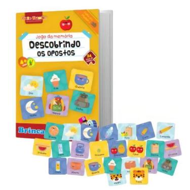 Imagem de Jogo Da Memória Descobrindo Os Opostos Brinquedo Educativo - Bate Bumb