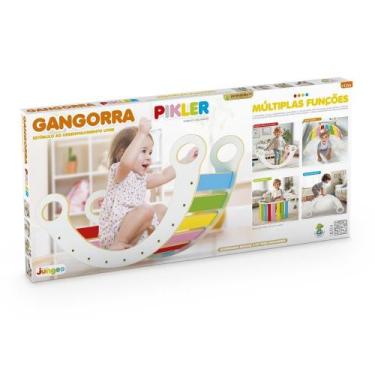 Imagem de Gangorra Arco Balancim Pikler Junges Madeira Multifuncional Desenvolvi
