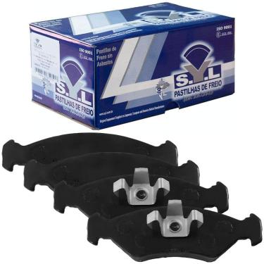 Imagem de Kit Pastilha Freio Courier Fiesta Ka 2002 A 2014 Teves