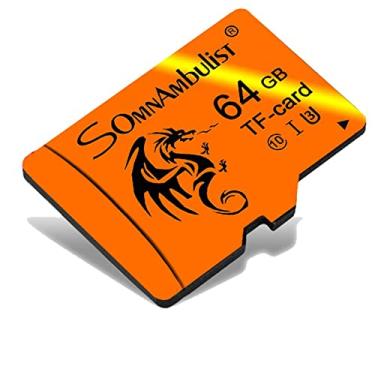 Imagem de Somnambulist Cartão Micro SD Card 64GB TF Card de Velocidade de Vídeo C10 Certificação Desempenho A1 Aplicativo (Dragão 64GB）