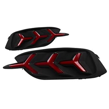 Imagem de Para Honda Civic 2016 2017, luzes de rodagem diurna DRL para carro para-choque traseiro luz de freio farol de neblina
