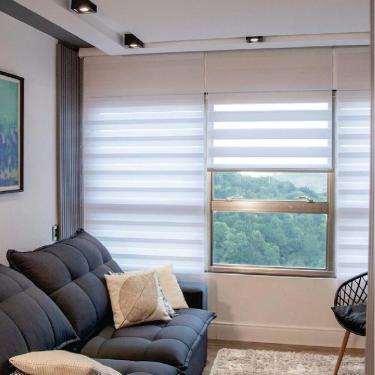 Imagem de Persiana Double Vision Branco - 1,00m x 1,20m