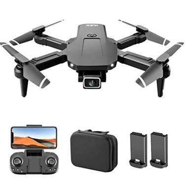 Imagem de SIMBAE Drone Rc Com Câmera 4K S68 RC Drone com Câmera 4K Wifi FPV Dual Camera Drone Mini Quadcóptero Dobrável para s com Controle do Sensor de Gravidade Modo sem Cabeça Gesto Foto Vídeo Função