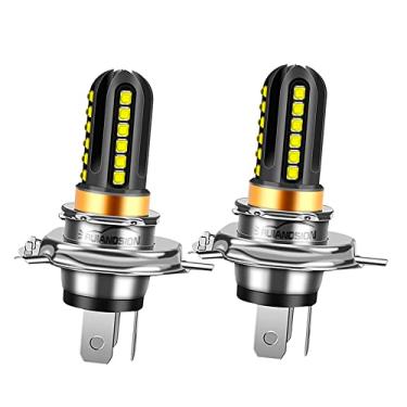 Imagem de Ruiandsion 2 pçs H4 9003 HB2 lâmpadas de neblina LED, 10-30V XBD 24SMD lascados lâmpada de LED para carro luz de neblina luz de corrida diurna DRL, branca