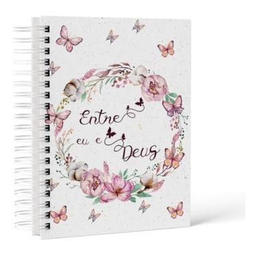 Imagem de Caderno Devocional Leitura Diária Da Bíblia Entre Eu E Deus (Branco)