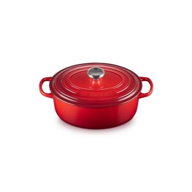 Imagem de Le Creuset Panela Oval 32 cm Ferro Fundido Esmaltado Signature Vermelho