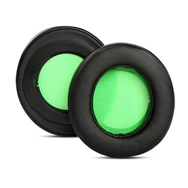 Imagem de Almofadas de substituição para fones de ouvido Razer Kraken Pro V2 7.1 Chroma V2, Verde