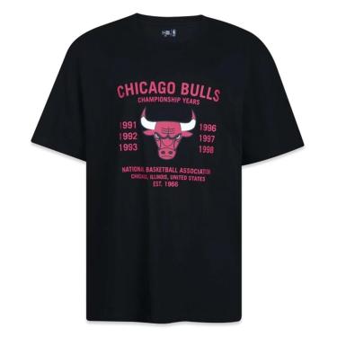 Imagem de Camiseta Chicago Bulls New Era NBA Building A Masculina-Masculino