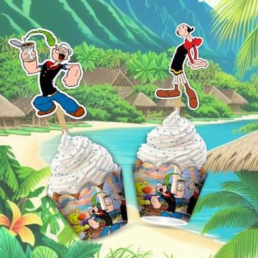 Imagem de Seyal® Embalagem de cupcake Popye