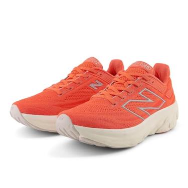 Imagem de New Balance Fresh Foam X 1080 V13 Tênis de corrida feminino, Vermelho golfo/linho/prata metálico, 42