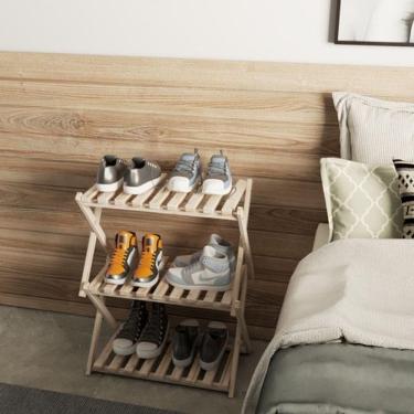 Imagem de     Armario Vazado Moderno Organiza Livros C/3 Prateleiras