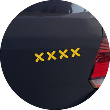 Imagem de Adesivo de Carro Pontos Machucado Cicatriz - Cor Amarelo - Melhor Ades