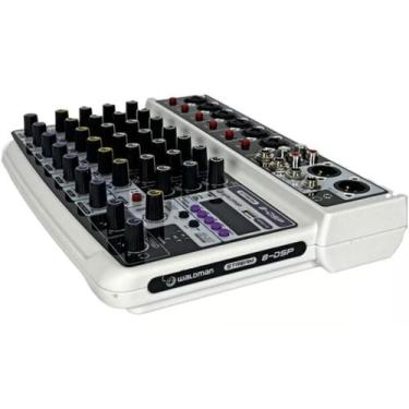 Imagem de Misturador de som waldman 8 canais interface de audio st-8dsp