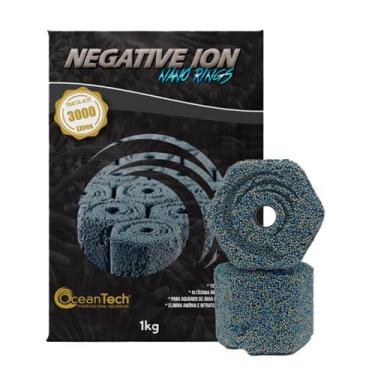 Imagem de Mídia Biológica Negative Ion Nano Rings Ocean Tech 1 Kg para Aquário