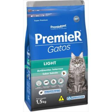 Imagem de Ração premier para adultos light - sabor salmão 1,5kg