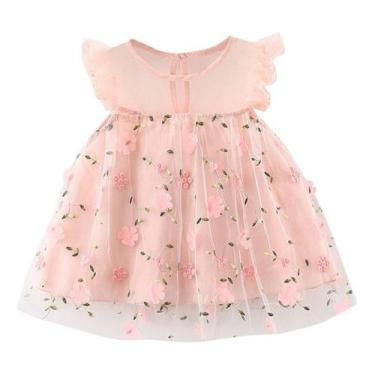 Imagem de Vestido Infantil Aniversário Floresta Dama Festa Casamento - anjo da m