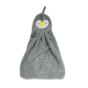 Imagem de Toalha De Mão De Bichinhos Lã Coral Absorvente Infantil Bebê - Inter, 