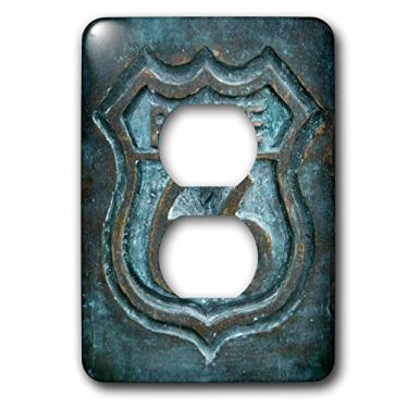 Imagem de 3dRose LSP_230770_6 Joliet, Illinois, EUA. Placa Route 66. Tampa de tomada