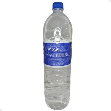 Imagem de Água Mineral Natural São Pedro Sem Gás 1,5 Litros 6 Un. Agua - Água Mi