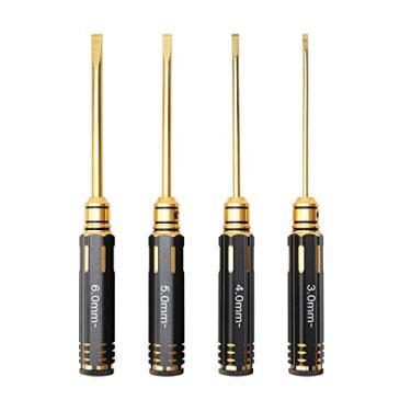 Imagem de Newzoll Kit de ferramentas de reparo pequeno com chave de fenda RC de 3/4/5/6 mm para carros RC, quadricóptero, drone, helicóptero, avião, multirotores, modelos, pacote com 4