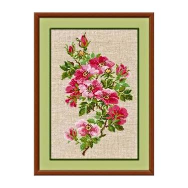 Imagem de RIOLIS Counted Cross Stitch Kit 8.25"X11.75"-May Wild Rose (15 Count) -R809