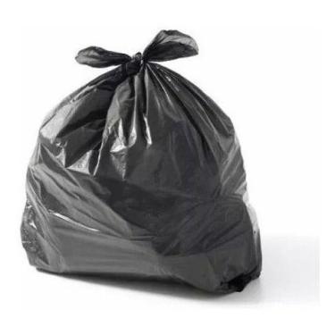 Imagem de Saco De Lixo 50 L 63x80 8 Micras Preto/ Fd C/100 - HIGIPACK