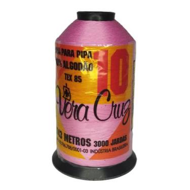 Imagem de Linha de Pipa Vera Cruz 3000 jds Fio 10 Varias Cores, Rosa
