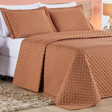 Imagem de Conjunto Cama Casal Queen Size Melody Bordada 200 Fios Extra Macio - R