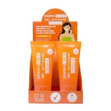 Imagem de Box 6 Gel Anti-idade Dermachem C/vitamina C 100g